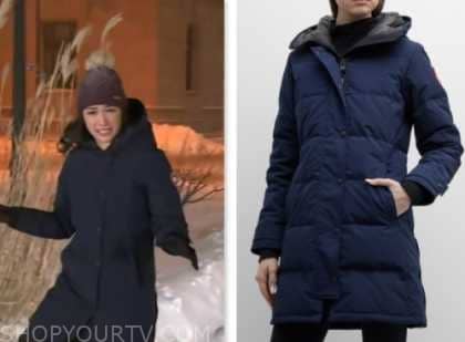 The Today Show: January 2024 Emilie Ikeda's Navy Blue Down Parka Coat ...