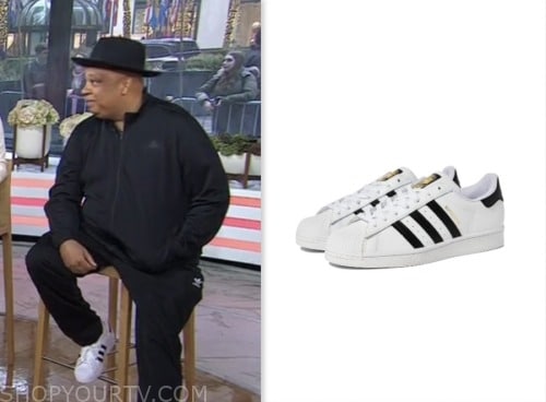 The Today Show: January 2024 Rev Run's White and Black Striped Sneakers ...