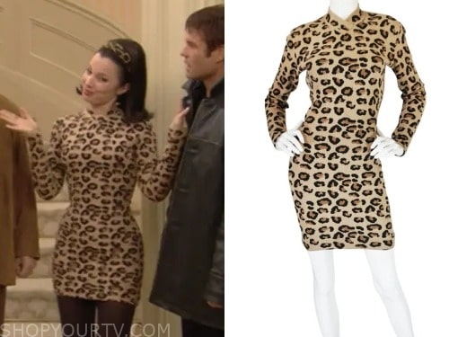 The Nanny: Season 5 Episode 9 Fran's animal print sweater dress | Shop ...