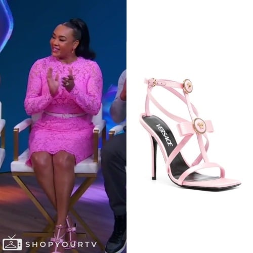 Good Morning America February 2024 Vivica A. Fox’s Pink Ribbon Sandals