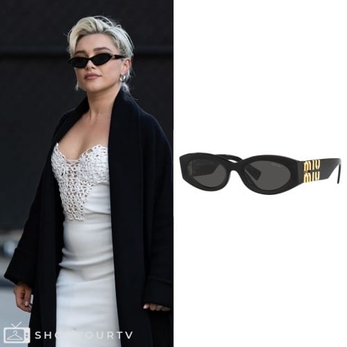 Jimmy Kimmel Live February 2025 Florence Pugh’s Sunglasses Shop Your TV