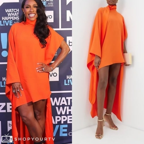 Watch What Happens Live: February 2024 Jackie's Orange Dress